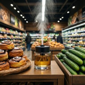 Монетка тестирует ароматизацию магазинов в Екатеринбурге с запахами огурца и корицы